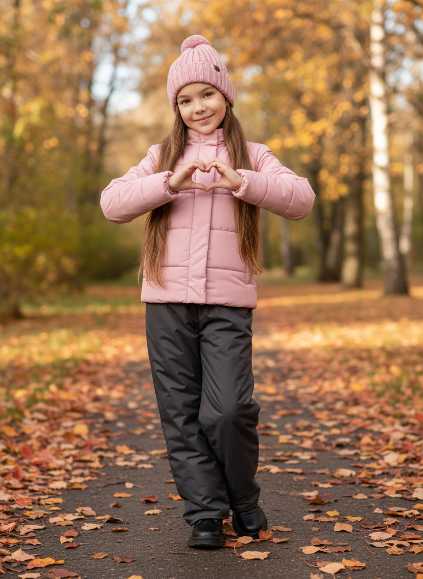Брюки демисезонные Arctic kids 10-001 серый - фото 10