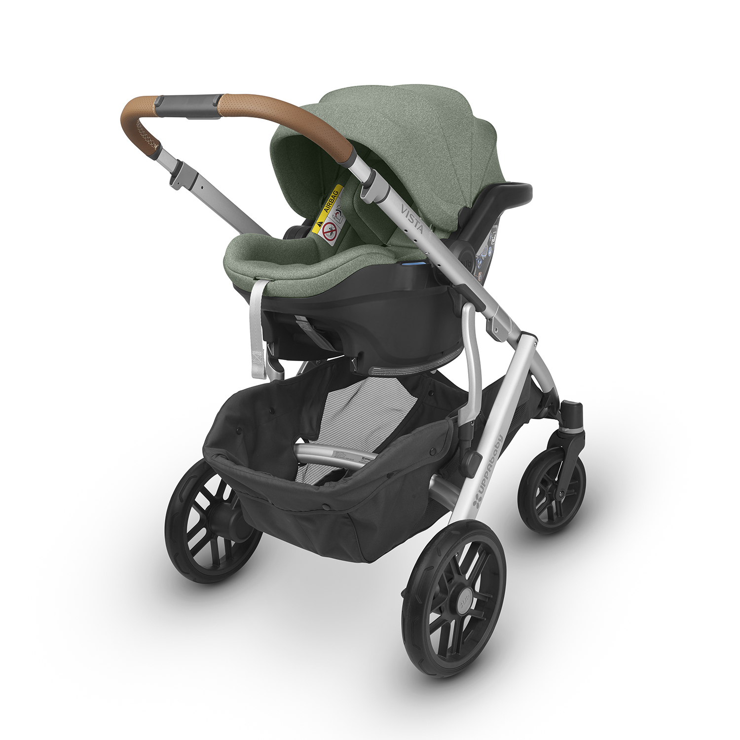 Автокресло UPPAbaby Isofix 0 (0 -13 кг) зеленый - фото 8
