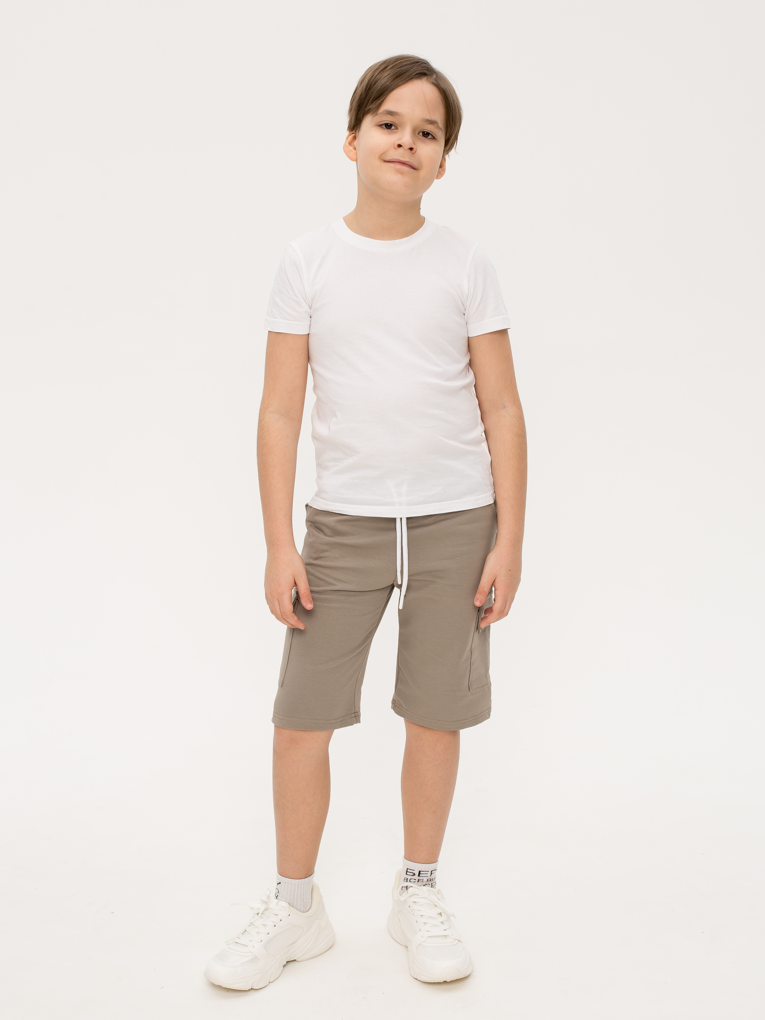 Бриджи Marishachildrenstyle БМ-137-бежевый - фото 1