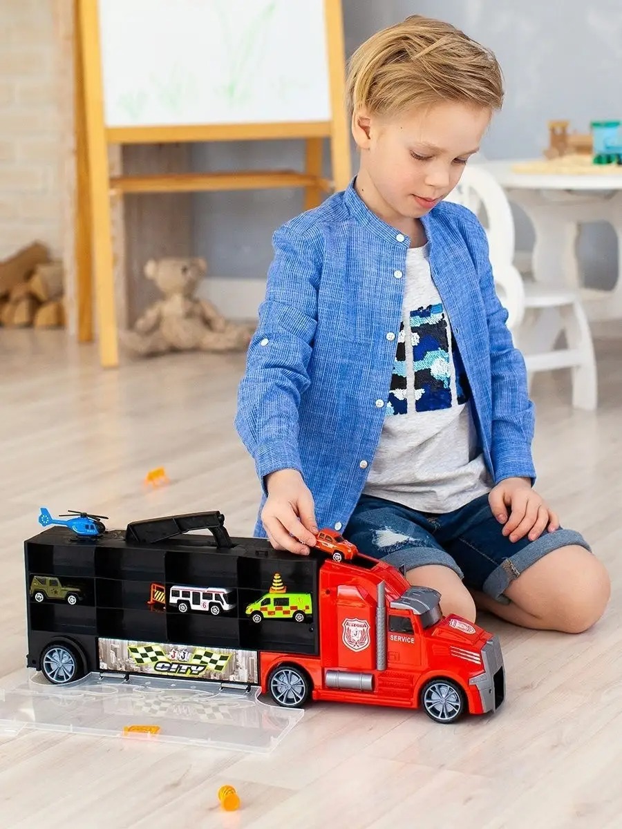 Автовоз Givito Мой город с тоннелем G205-014 - фото 2