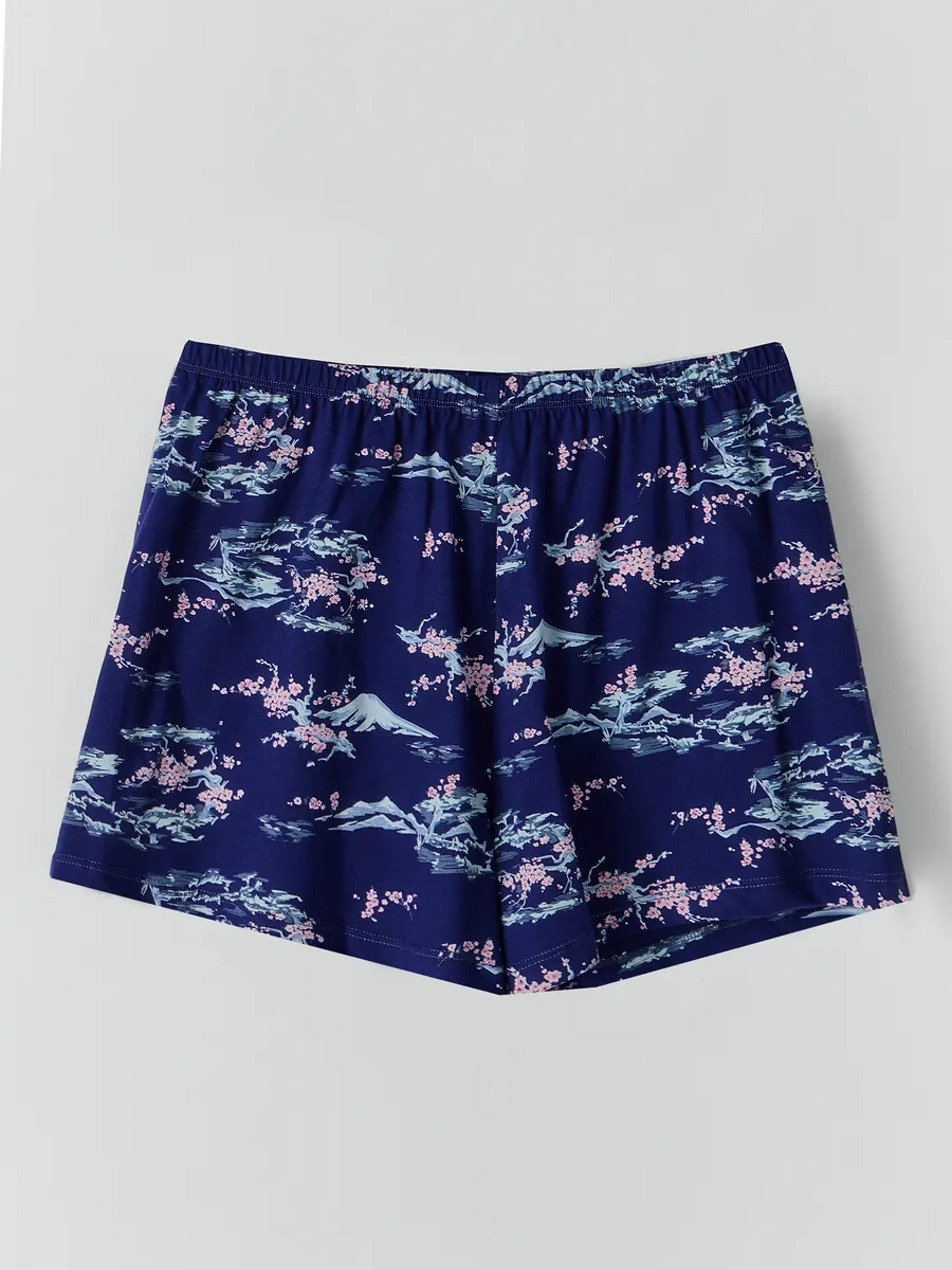 Пижама Mark Formelle (Марк Формэль) 592591/синий +горы на синем - фото 5