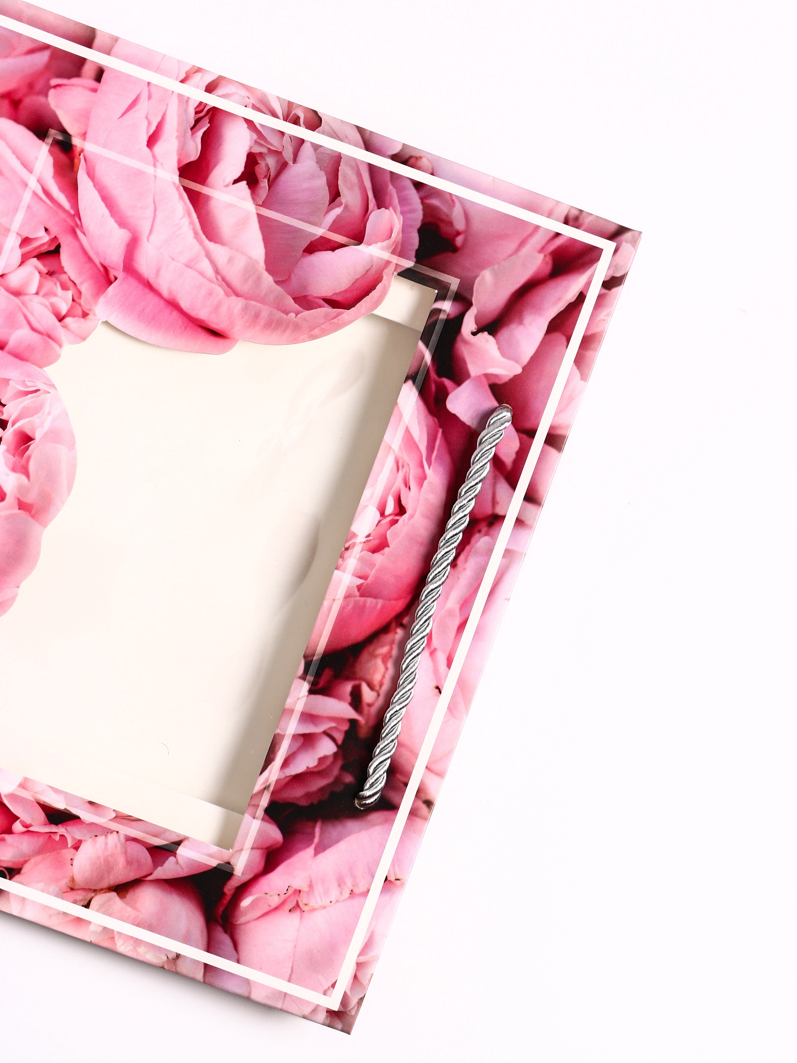 Пакет подарочный UPAK LAND с окном Цветы 25 х 10 х 22 см - фото 5