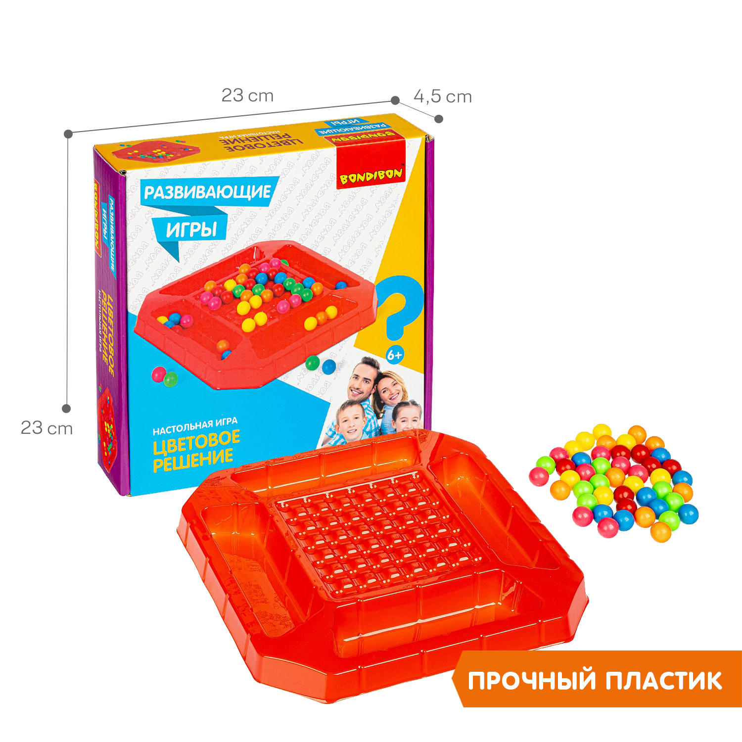 Настольная игра Bondibon логическая Цветовое Решение - фото 6
