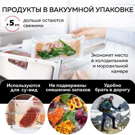 Вакуумный упаковщик GFGRIL GF-VS15 для упаковки продуктов в автоматическом и ручном режиме