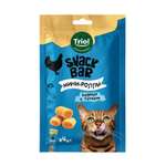 Лакомство для кошек Triol Snack Bar 40г мини-роллы с начинкой из курицы с тунцом