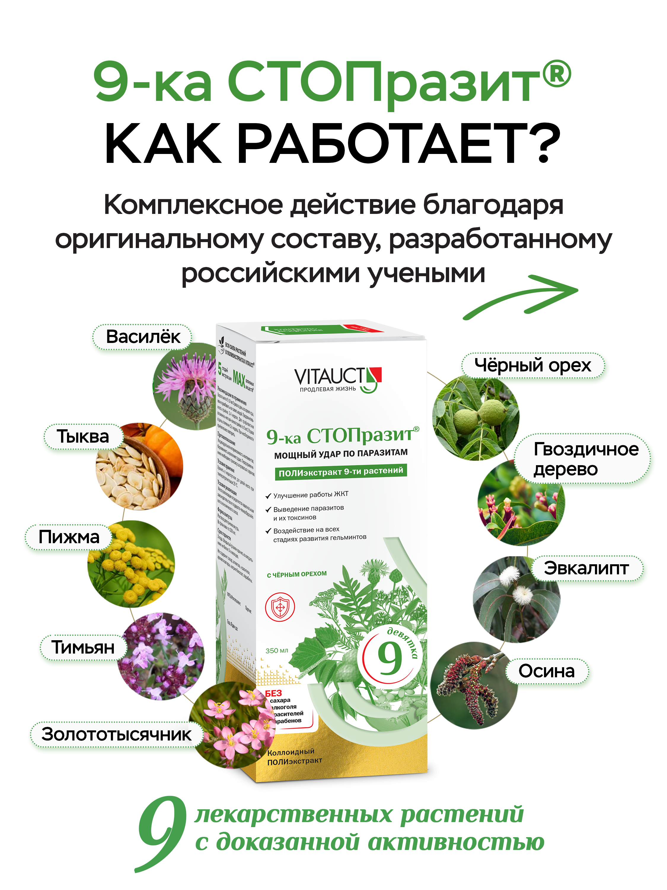 БАД VITAUCT Раствор для приема внутрь. Во флаконах по 350 мл. - фото 7