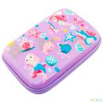 Пенал книжка ЭВРИКА Русалочка фиол