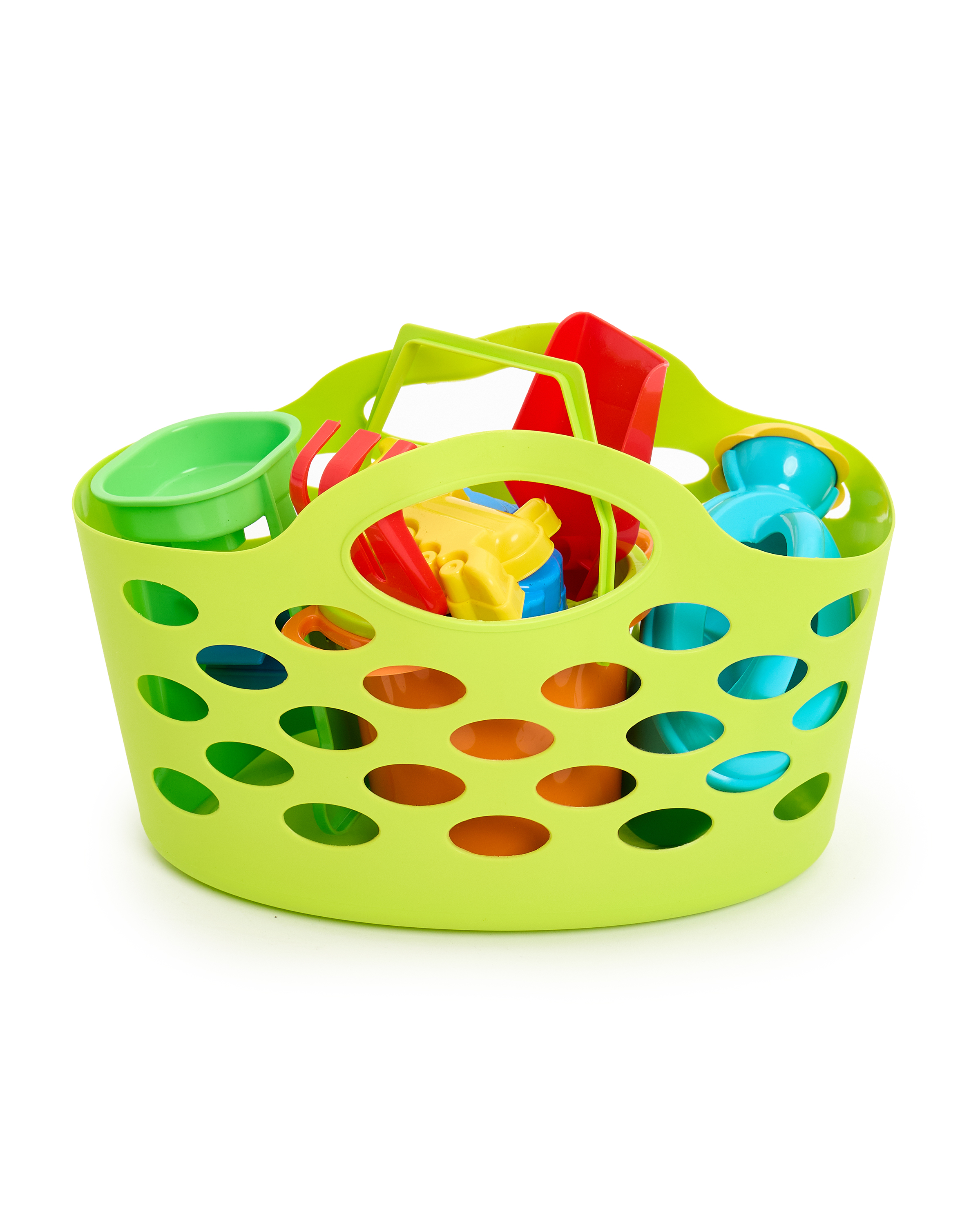 Песочный набор ZEBRA в корзинке 9 предм. - фото 3