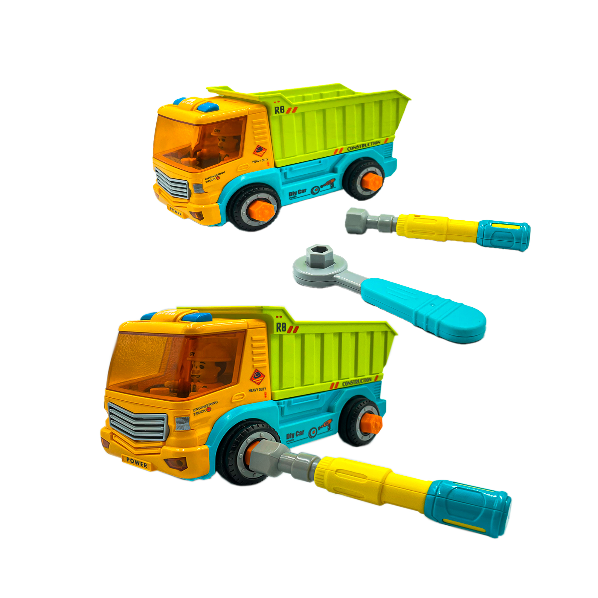 Конструктор SHARKTOYS Самосвал сборная игровая модель - фото 3