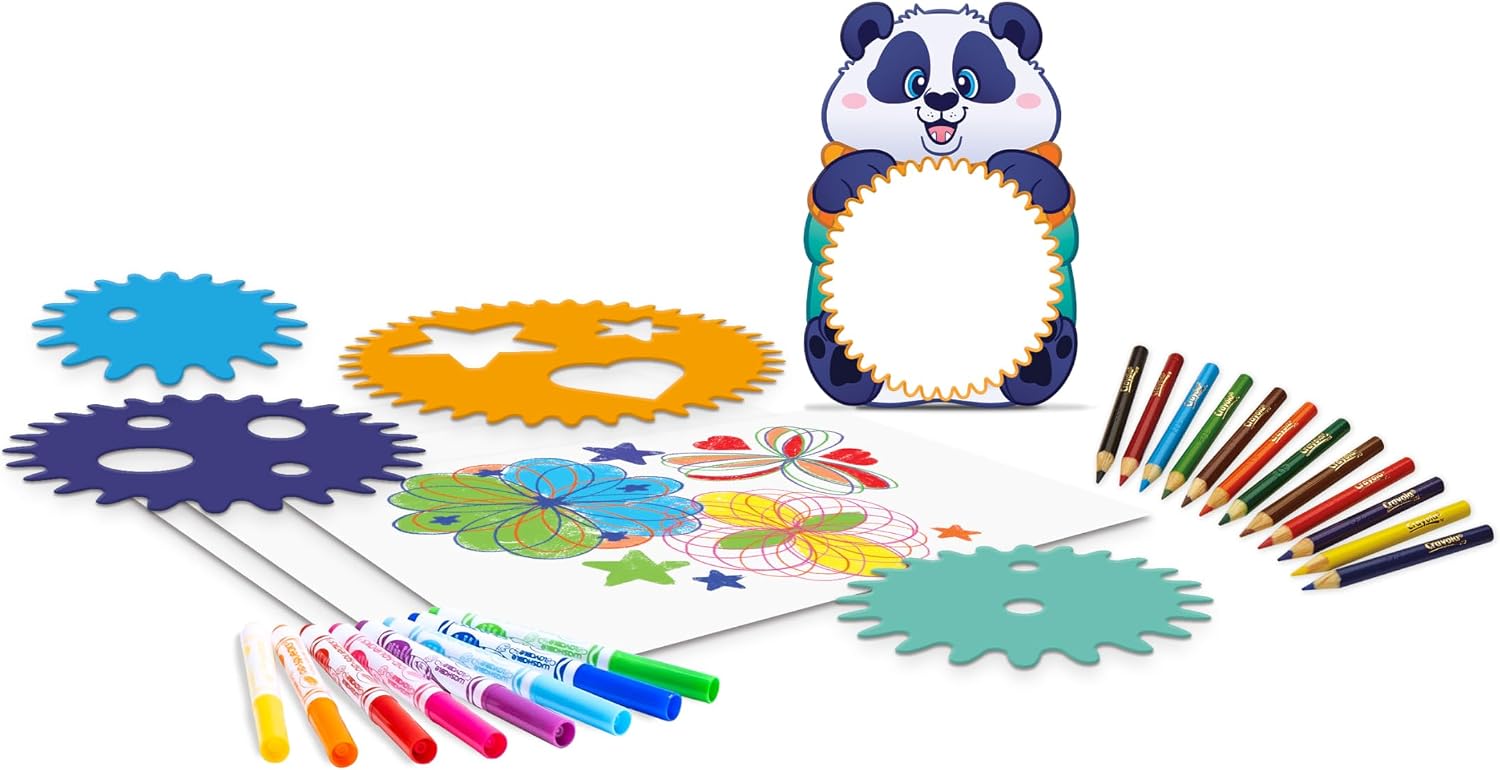 Творческий набор с трафаретами Crayola Рисуем мандалы - фото 2