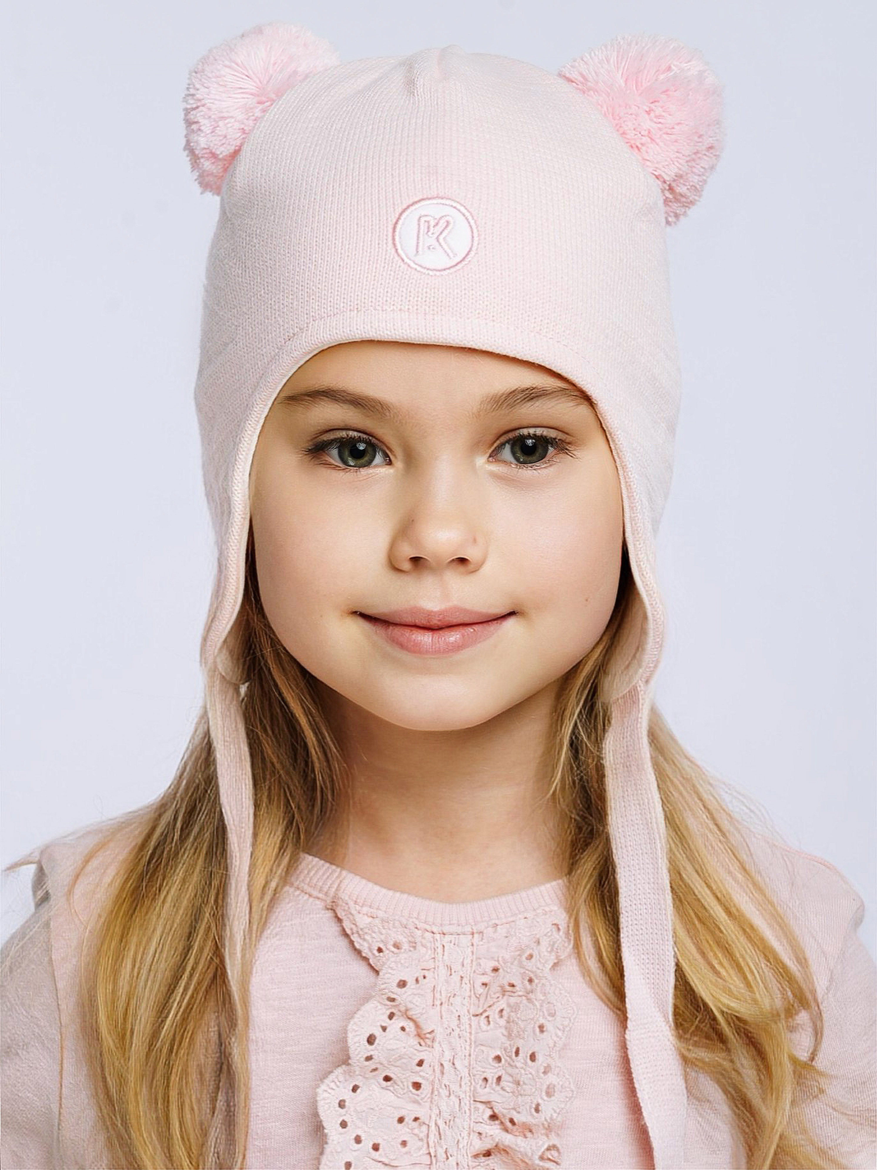 Шапка ПриКиндер M3-1957 Цвет: светло-розовый/белый - фото 7