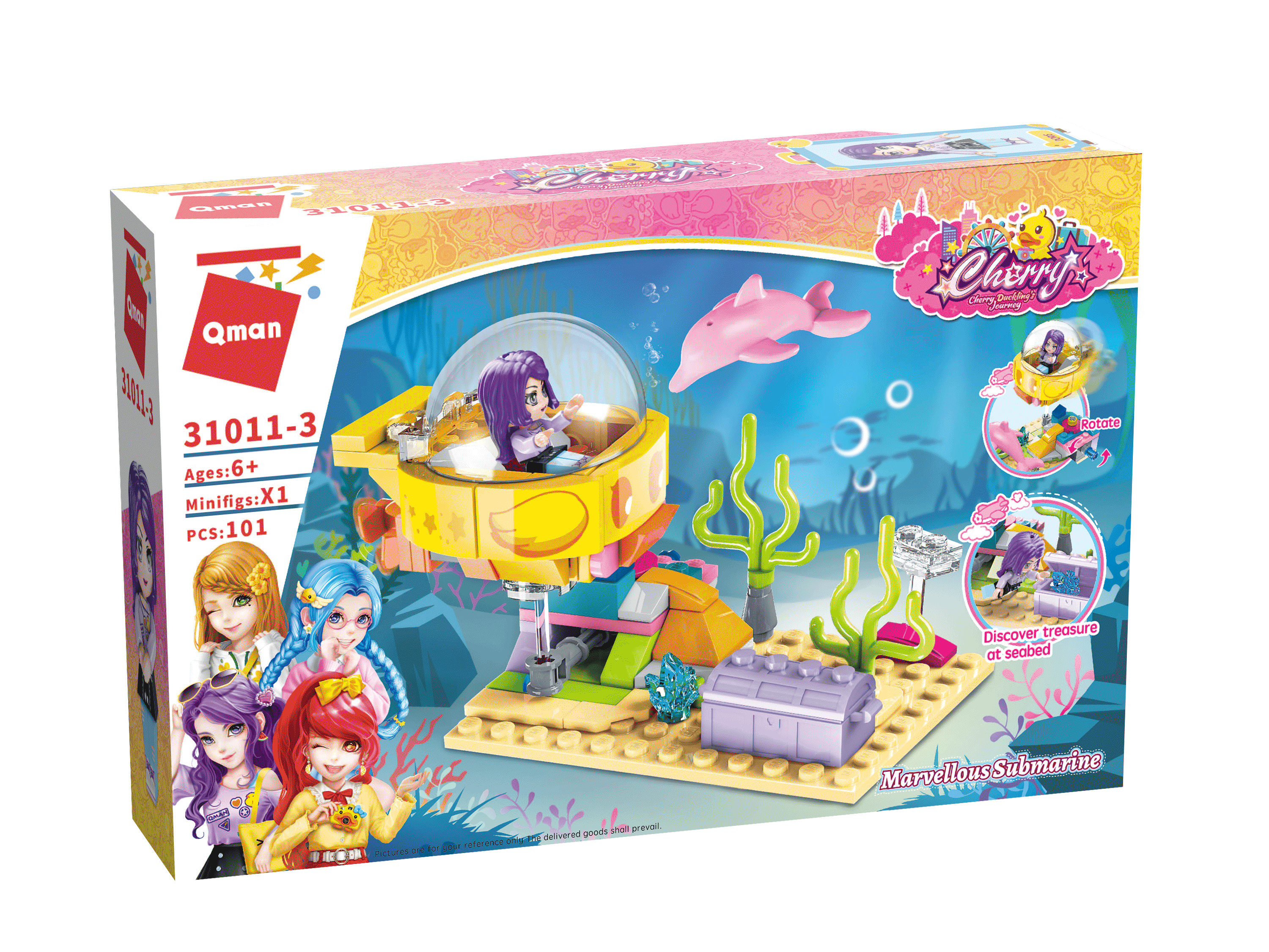 Конструктор QMAN 109 дет. в ассортименте - фото 7