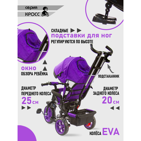 Трехколесный велосипед Velobibi 10 дюймов