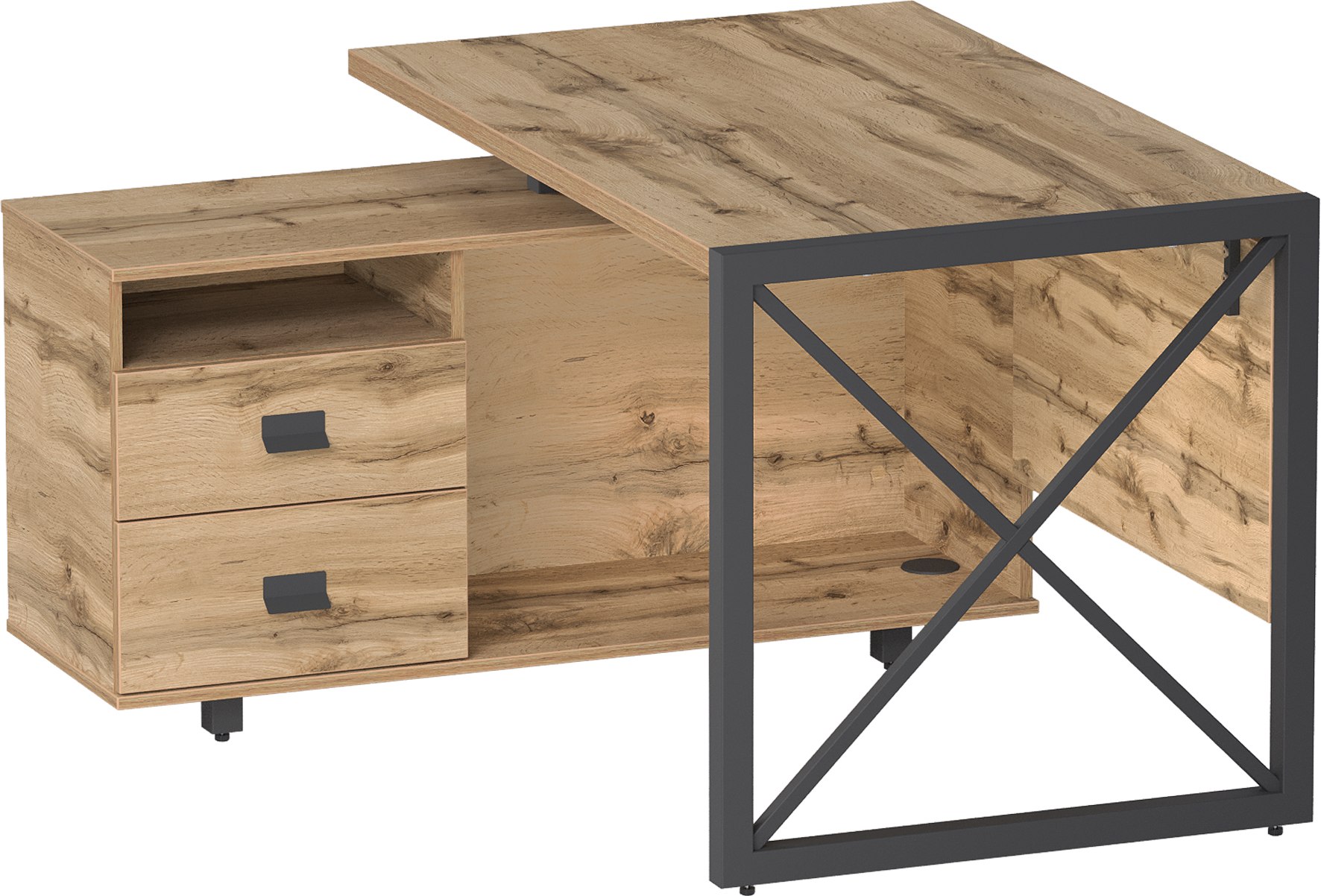 Письменный стол КАЛИФОРНИЯ МЕБЕЛЬ Хардвиг 1200 - фото 12