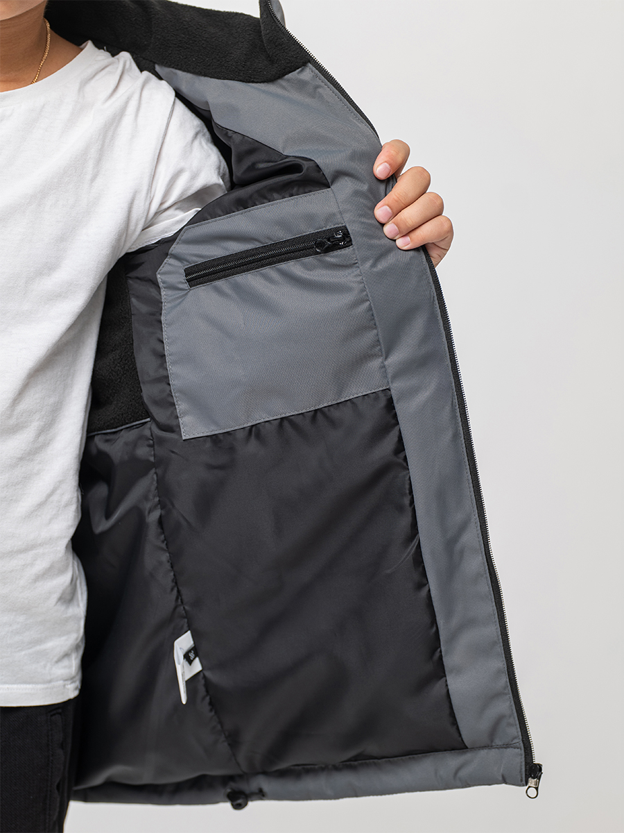 Куртка RODOS М-245/серый(черный) - фото 11