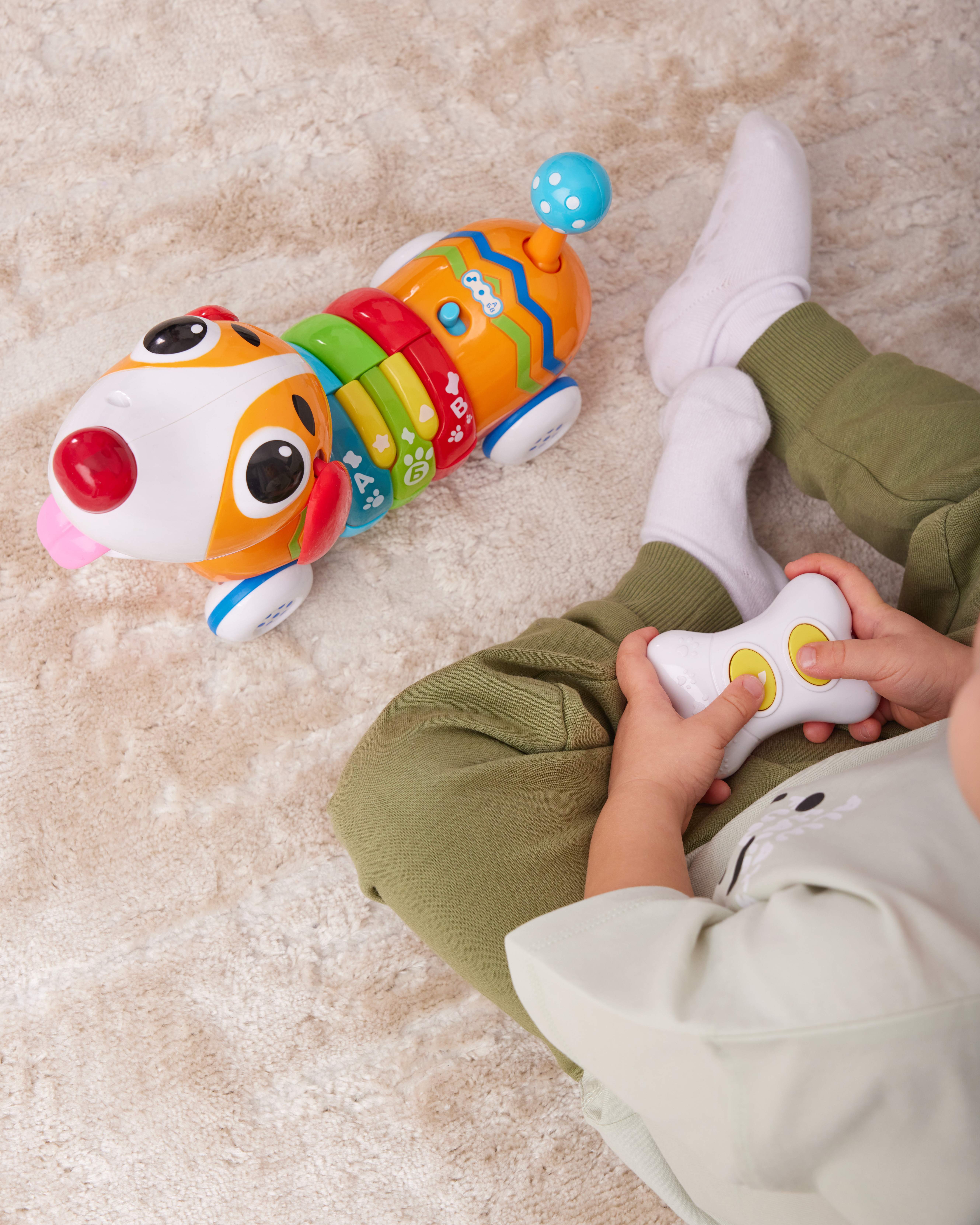 Игрушка BabyGo Радужный щенок - фото 3