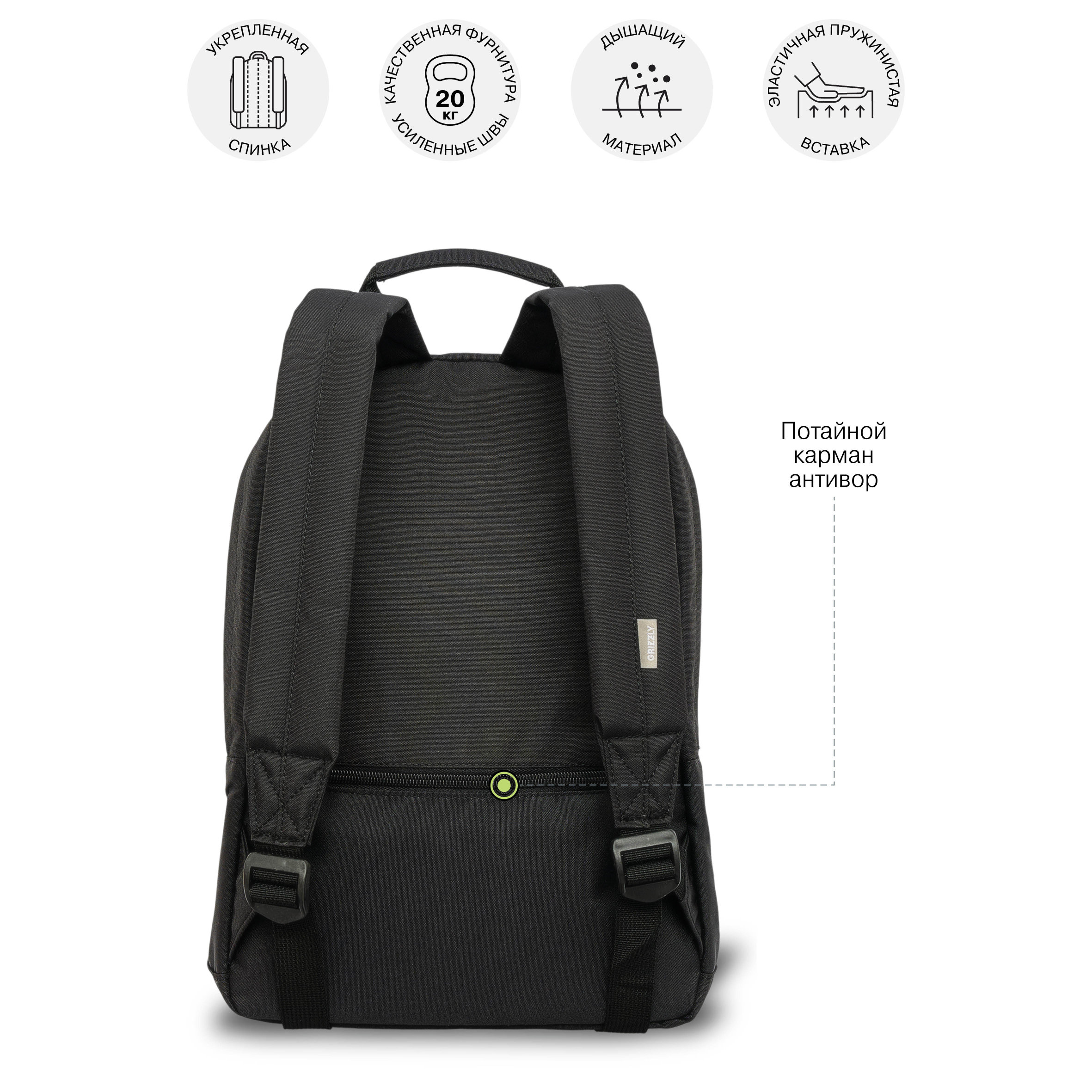 Рюкзак Grizzly для девочки - фото 9