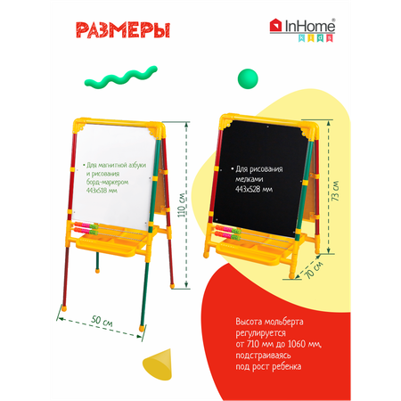 Магнитно-грифельная доска InHome