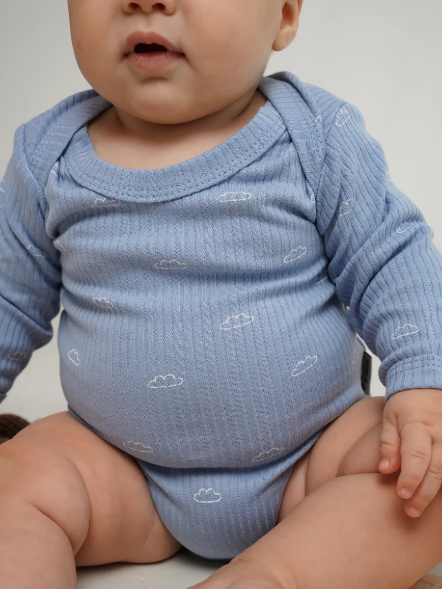 Боди 3 шт Супер Пупс нбр/3пр/бд/sk20/рубчик/морскаясказка - фото 6