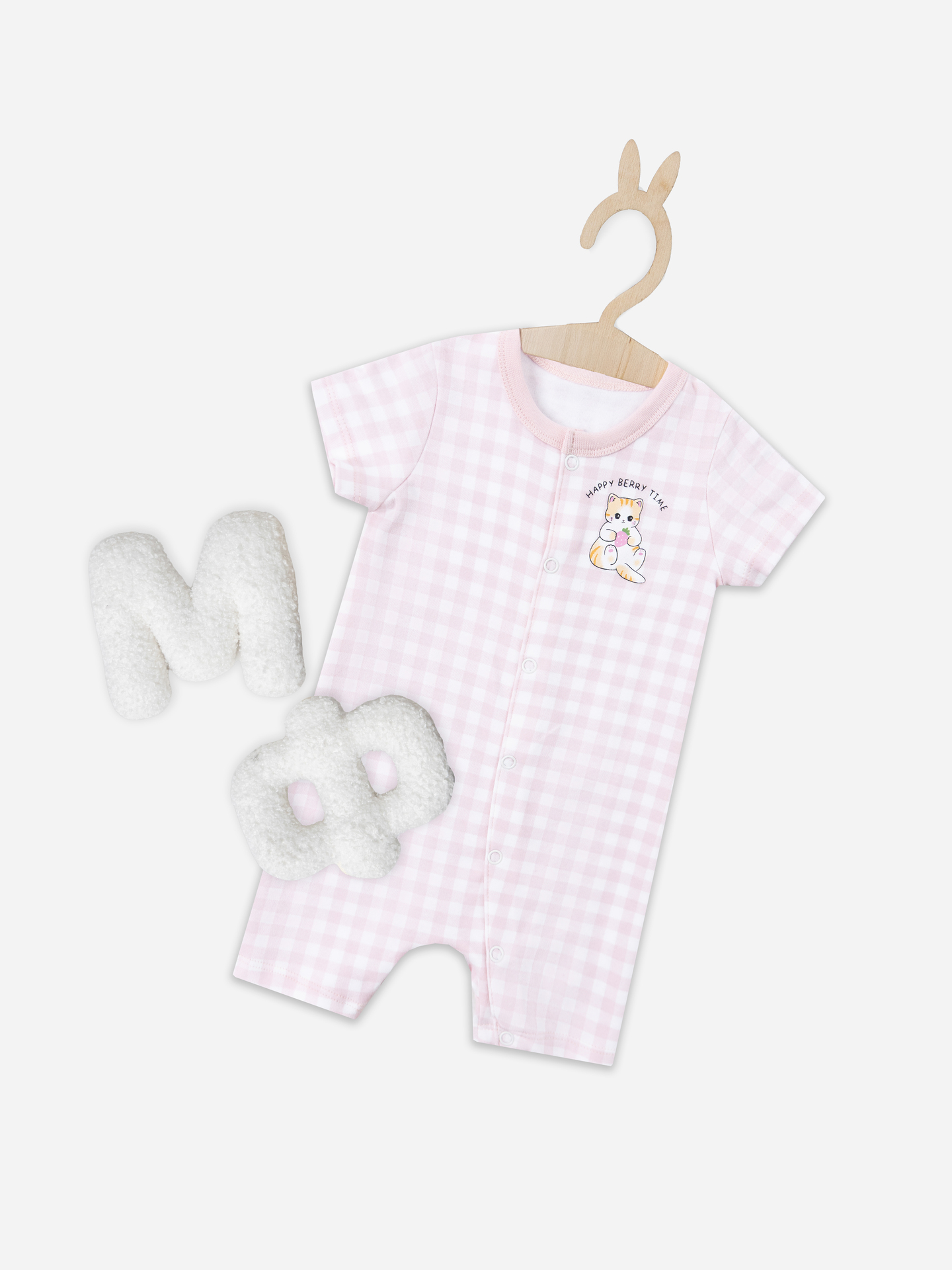 Песочник Mark Formelle (Марк Формэль) 13021/розовая клетка на белом - фото 11