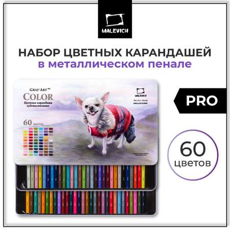 Карандаши цветные Малевичъ 60 шт.