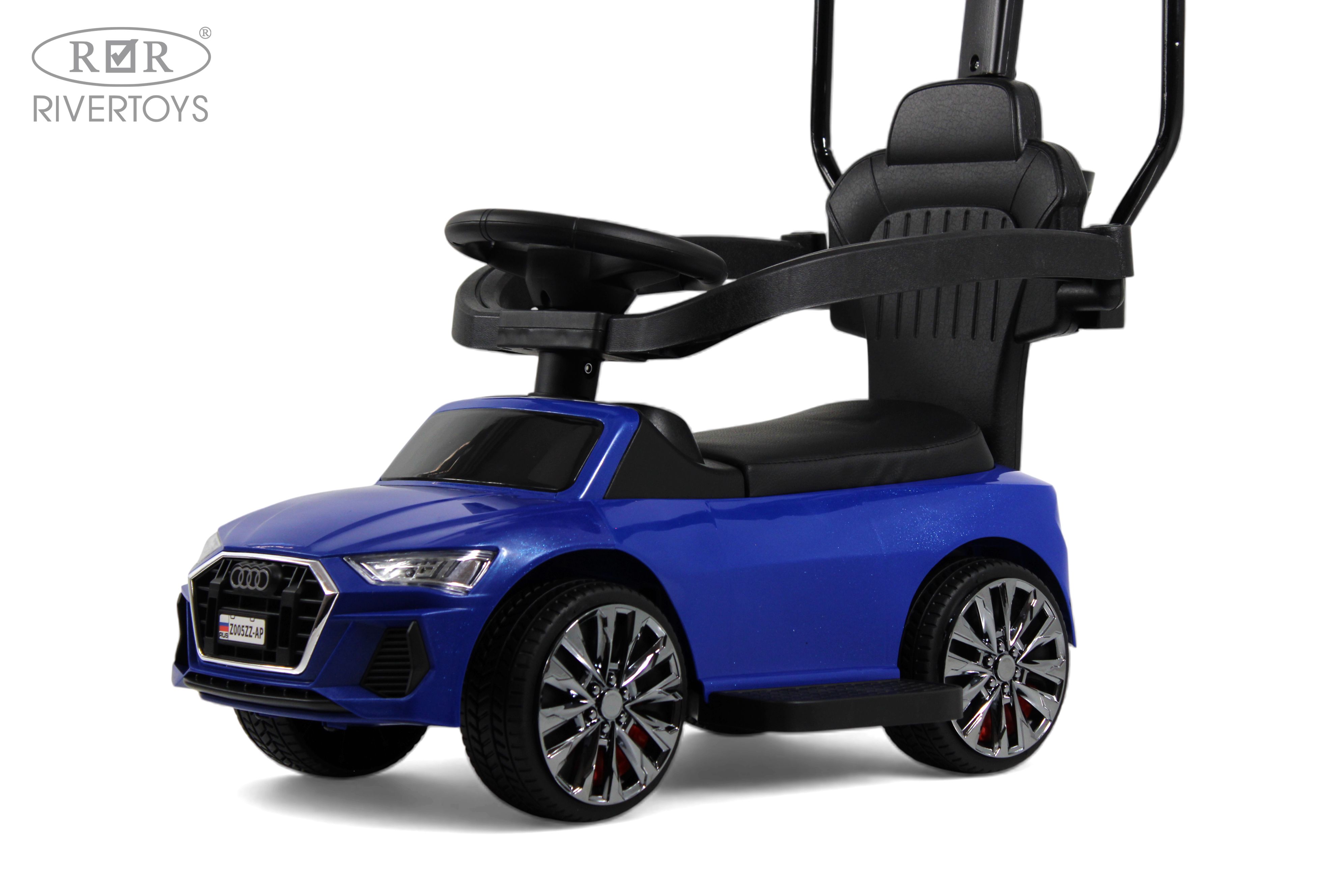 Каталка RIVERTOYS Z005ZZ-AP-BLUE синий - фото 10