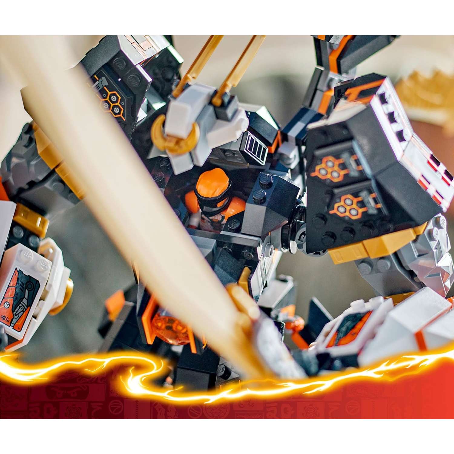Конструктор LEGO NINJAGO Робот-Титановый дракон Коула 1055 дет. - фото 8