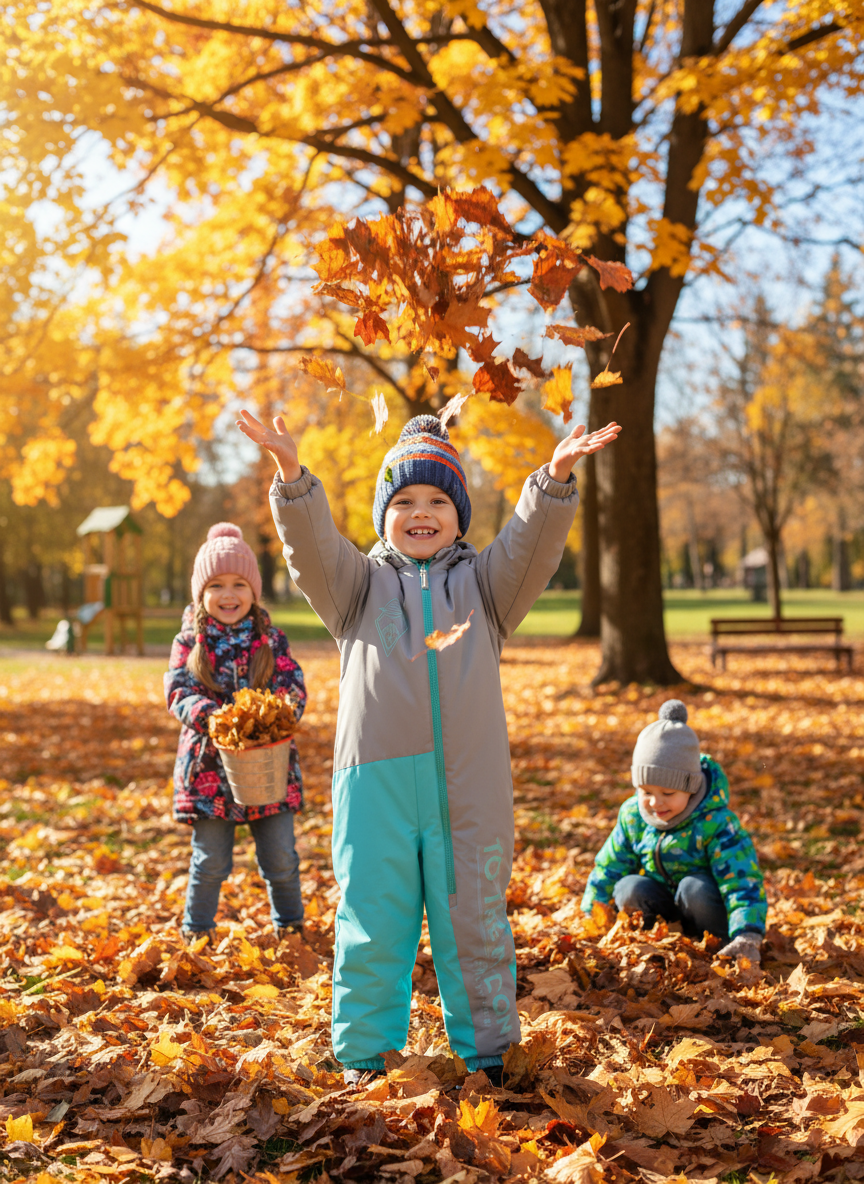 Комбинезон Arctic kids 30-037 бирюза - фото 3