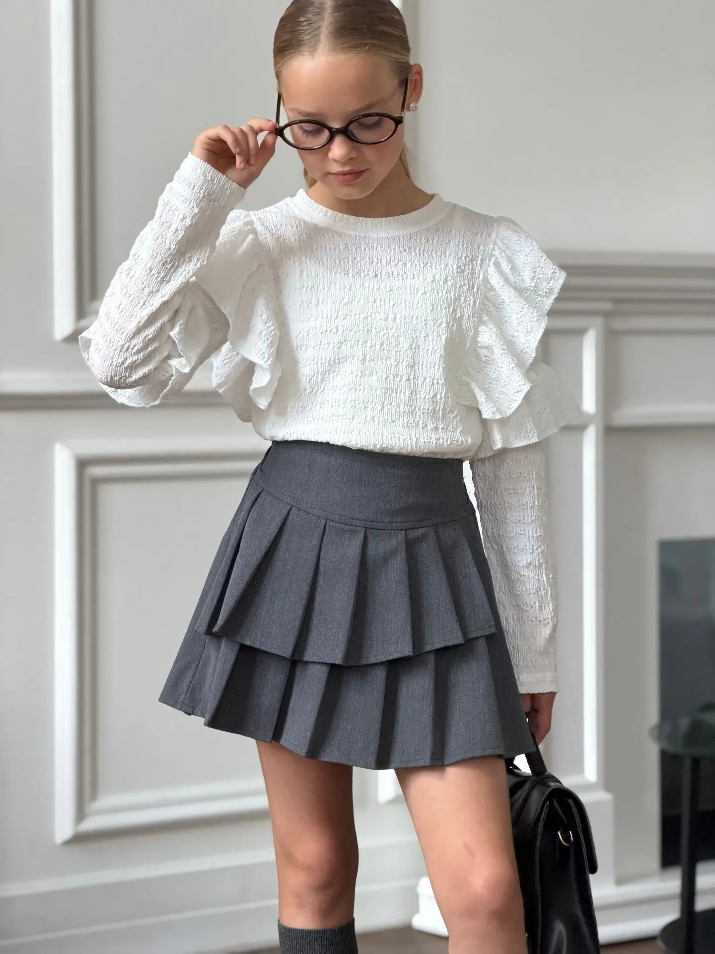 Блузка Locality Kids БЗ02/white - фото 4
