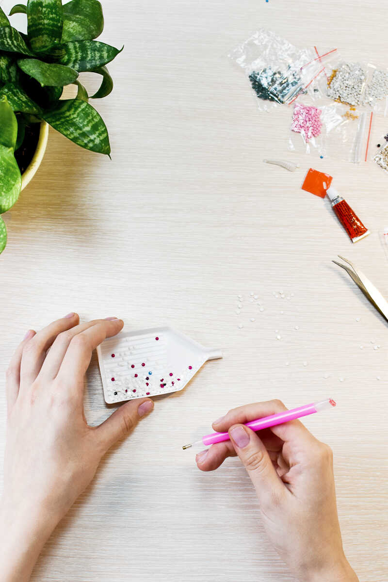 Алмазная мозаика Феникс + Кот в очках - фото 16