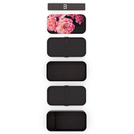 Ланч-бокс Monbento MB Original Flower mood black