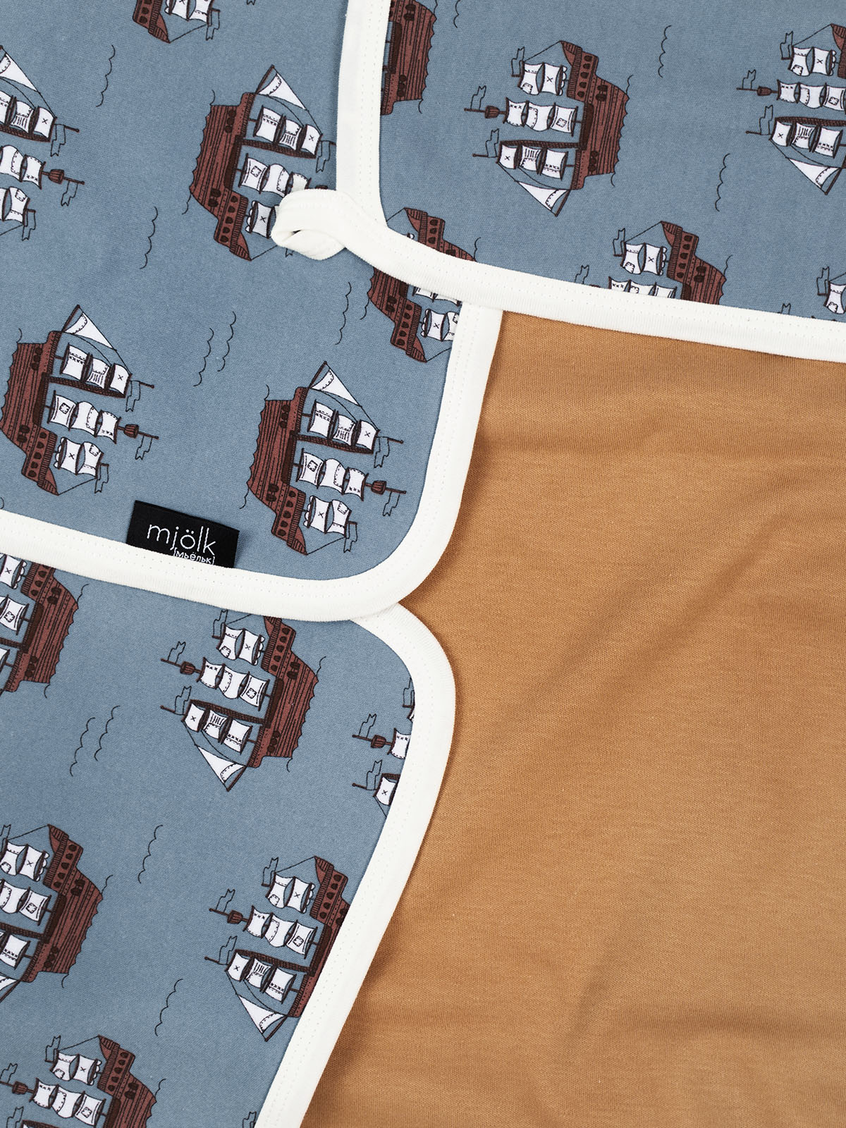 Плед Mjolk Морской бой 80 x 80 см хлопок - фото 3