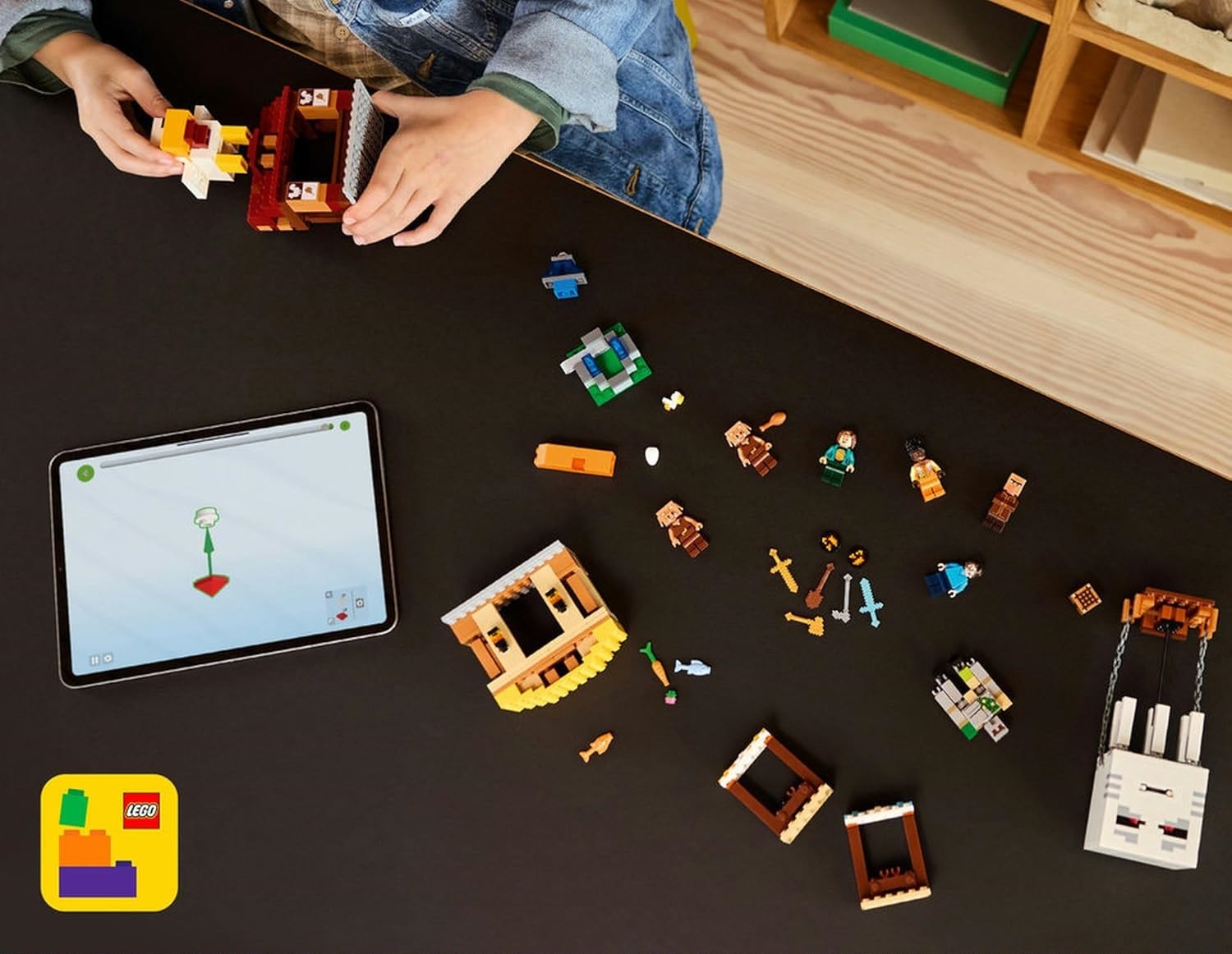 Конструктор LEGO Minecraft Нападение на деревню блочный - фото 10