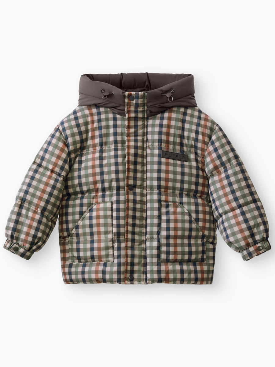 Пуховик Happy Baby 89109-1_dark-brown - фото 6