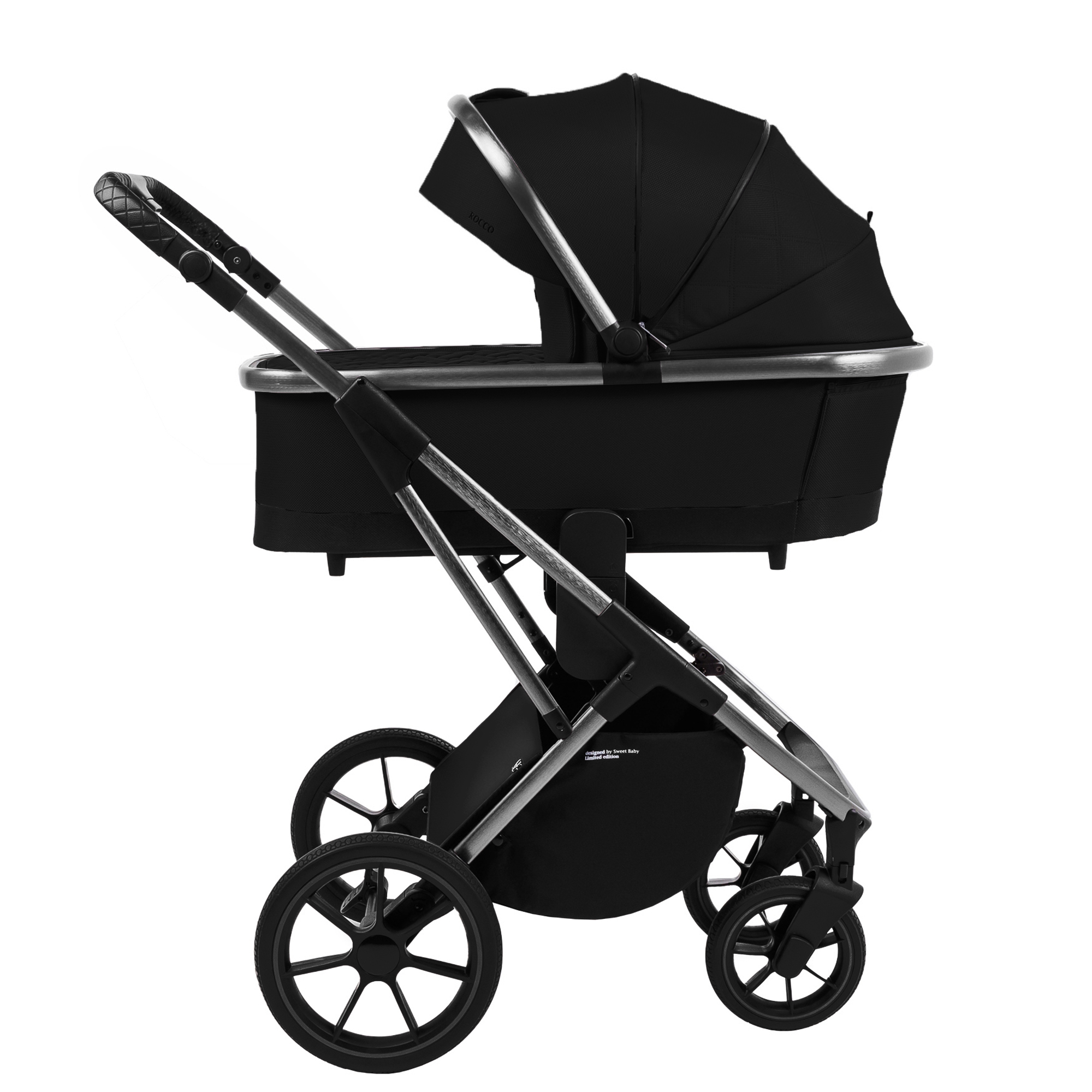 Коляска 2в1 Sweet Baby Rocco Black черный - фото 16
