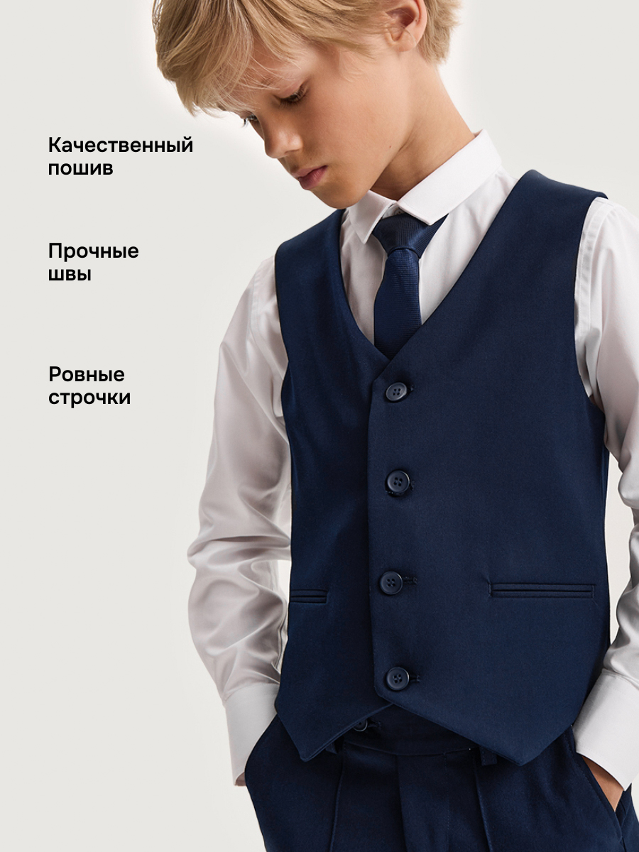 Жилет NIKASTYLE 9ш20525 синий - фото 5