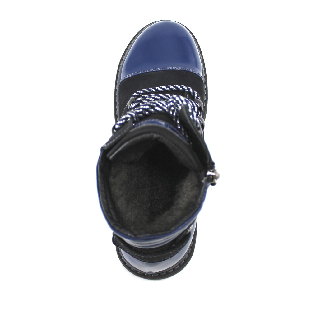 Ботинки BEST.A 270/04-СВ BEST.A Ботинки для девочки,синий нубук - фото 3