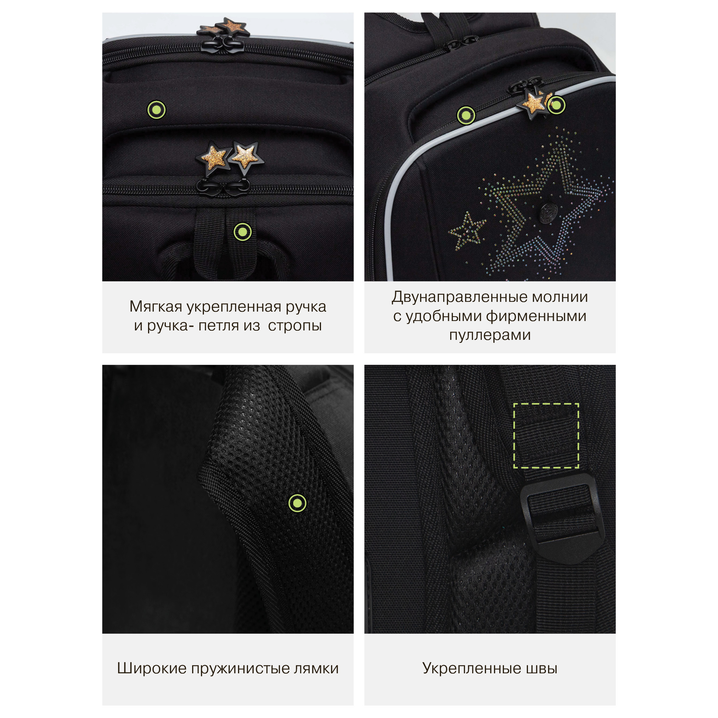 Ранец Grizzly Звезды - фото 15