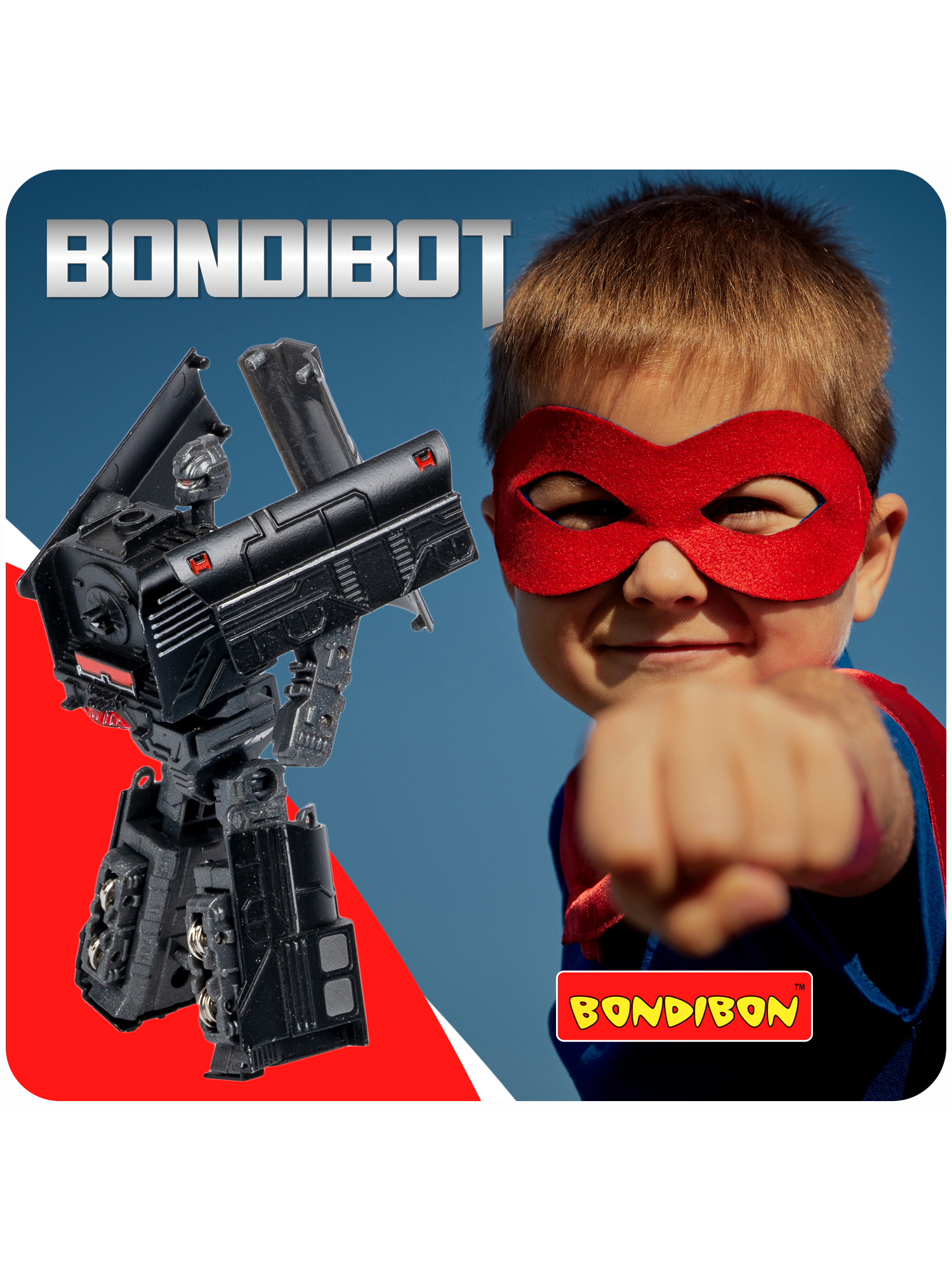 Фигурка Bondibon трансформер Робот Поезд 2в1 - фото 11