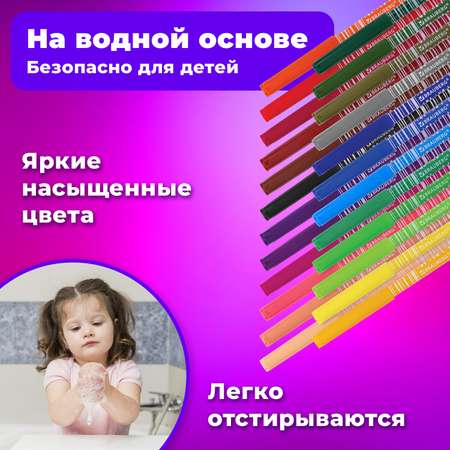 Фломастеры Brauberg 24 цв.