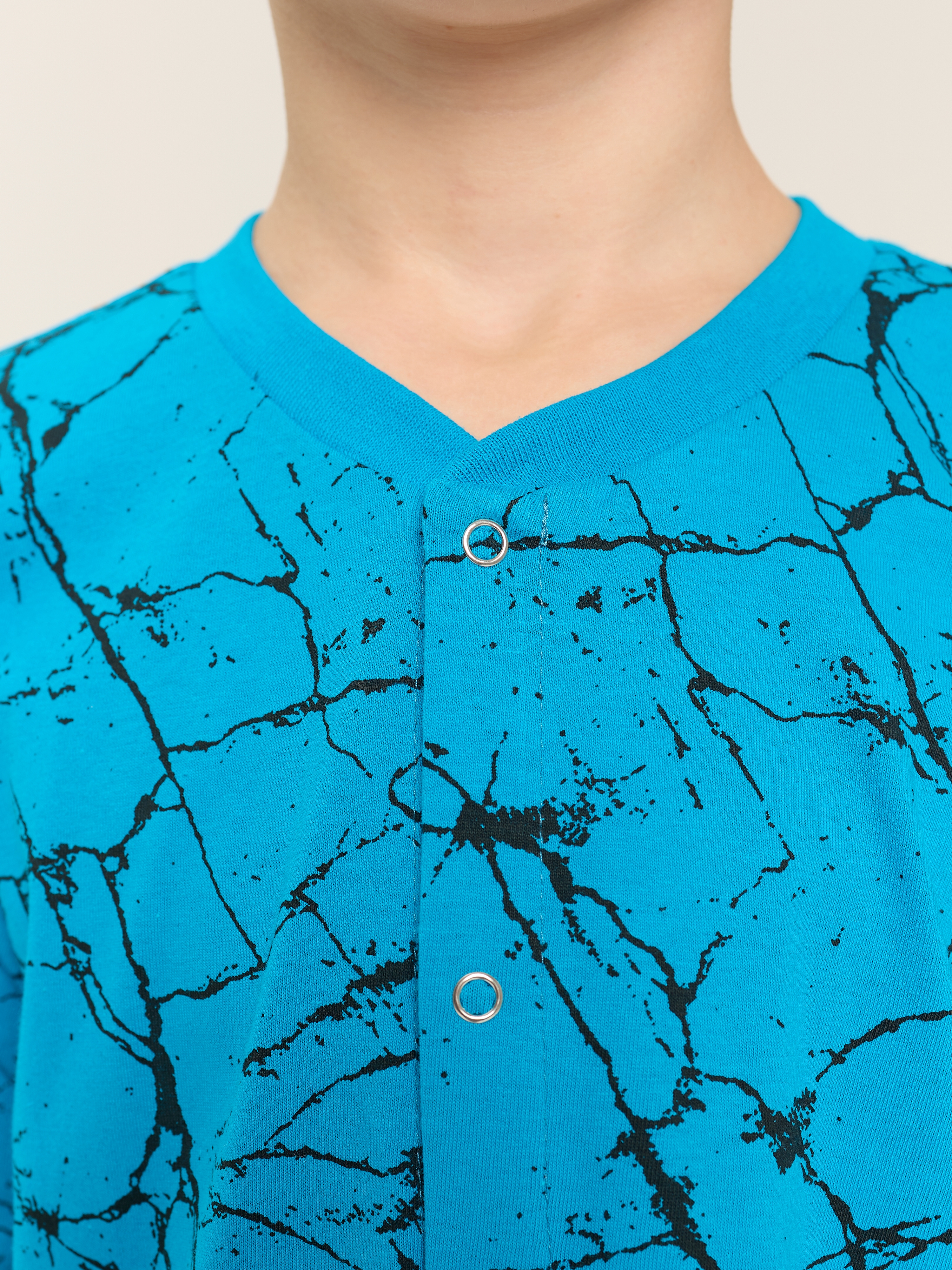 Пижама Весёлый человечек Д00113П/Мрамор - фото 8