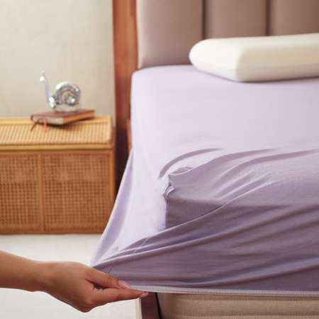 Простыня Mrs.Stretch Mr.Jersy 90 x 200 см на резинке