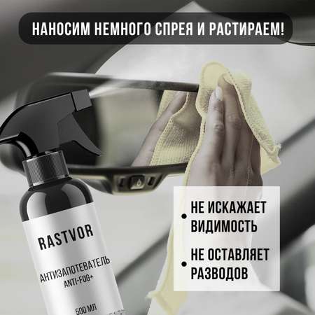 Антизапотеватель Anti-fog+, 500 мл, RAS0020