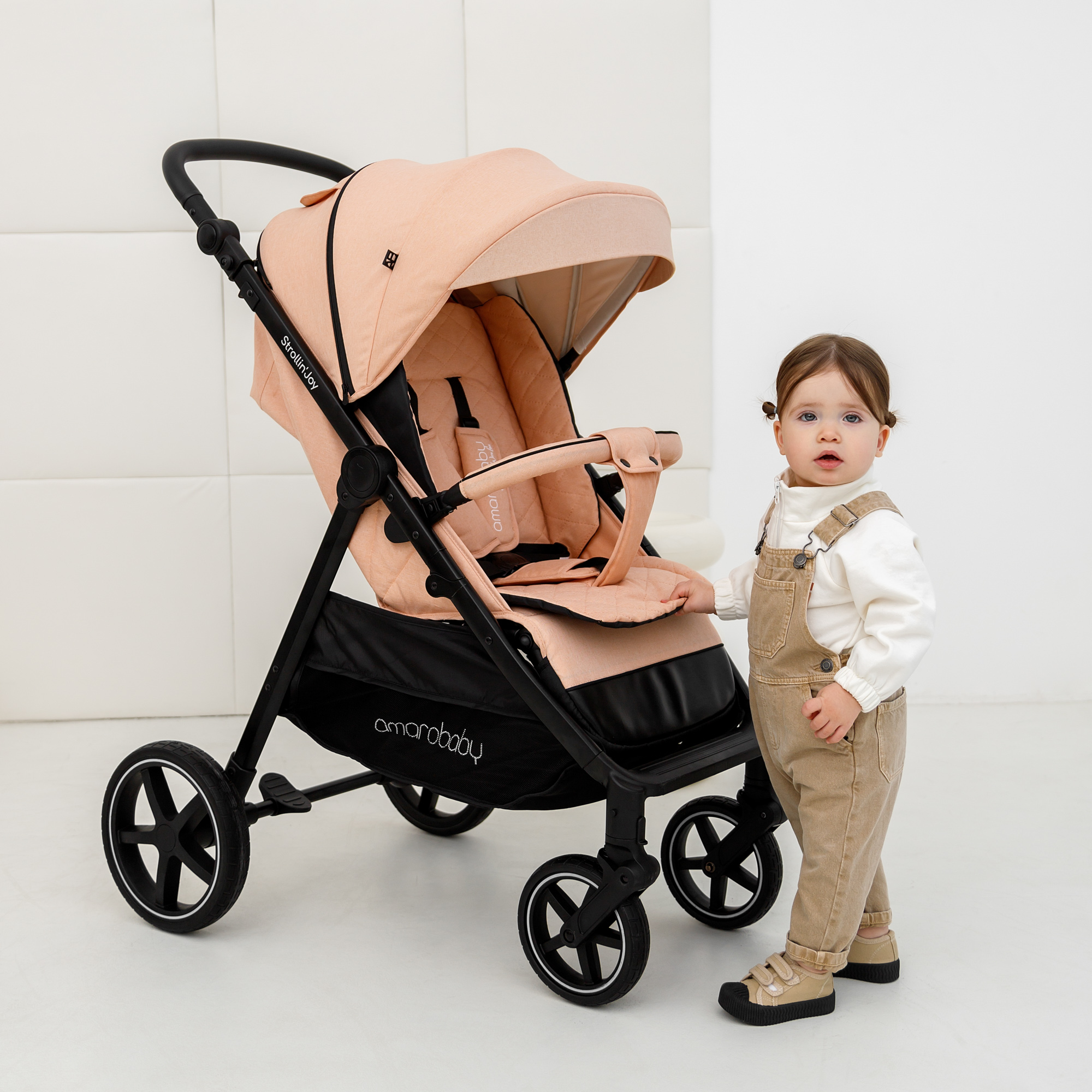 Коляска прогулочная Amarobaby Strollin Joy - фото 28