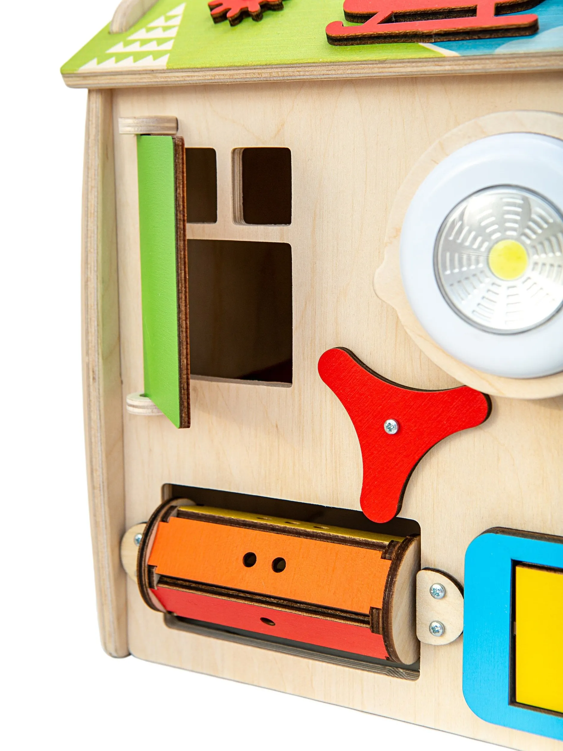 Игрушка Mag Wood бизиборд Кручу-верчу - фото 11