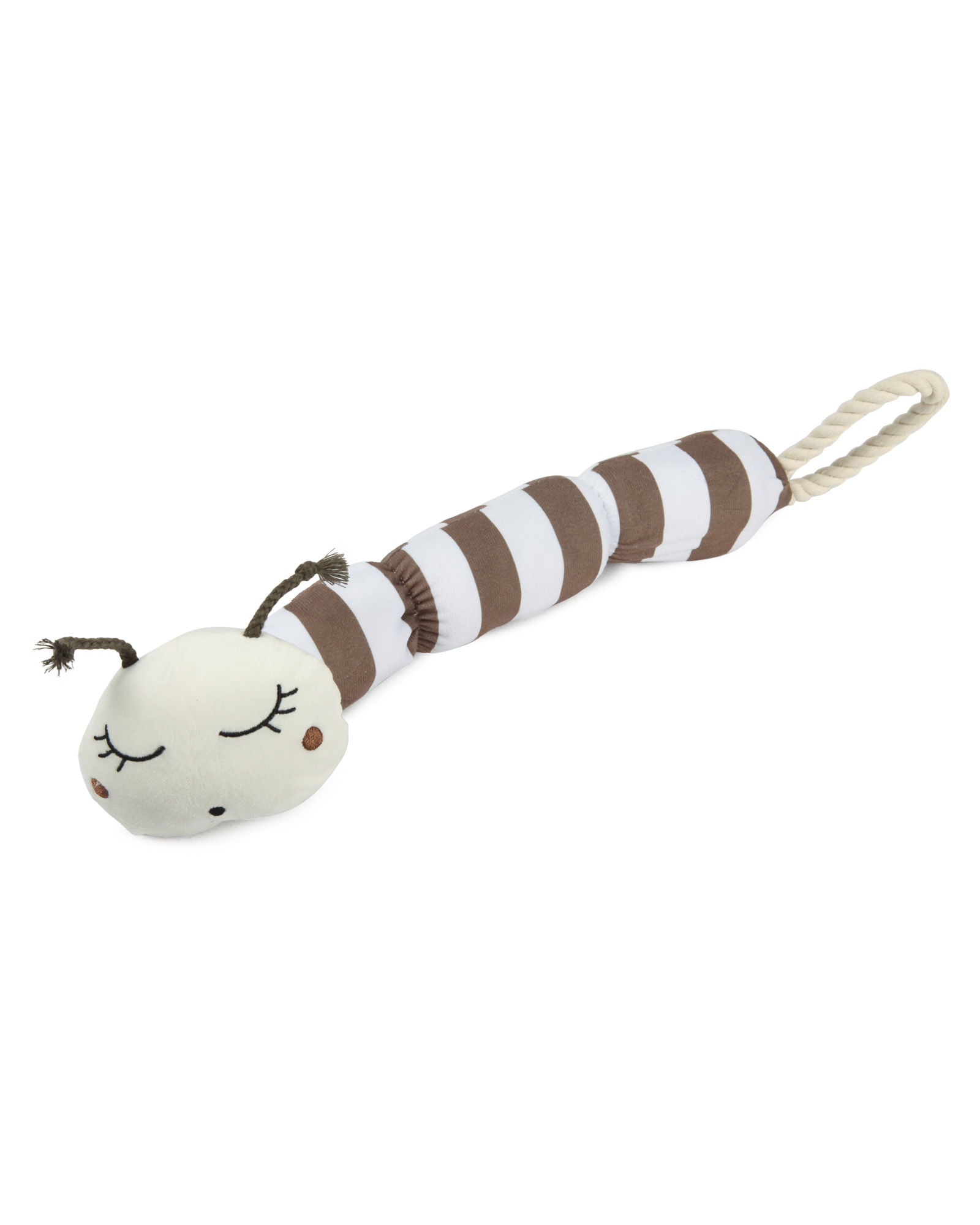 Игрушка для собак Barbaks Гусеница Полина мягкая с пищалкой 43*13см - фото 2