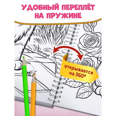 Раскраска Проф-Пресс 100 картинок. Котики. на гребне А4. 100 стр.