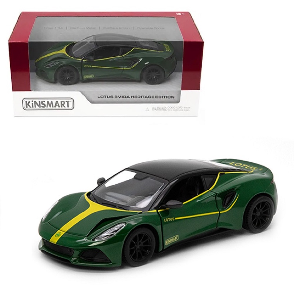 Автомобиль KINSMART Lotus Emira Heritage Edition 1:34 KT5456W/1 - фото 1