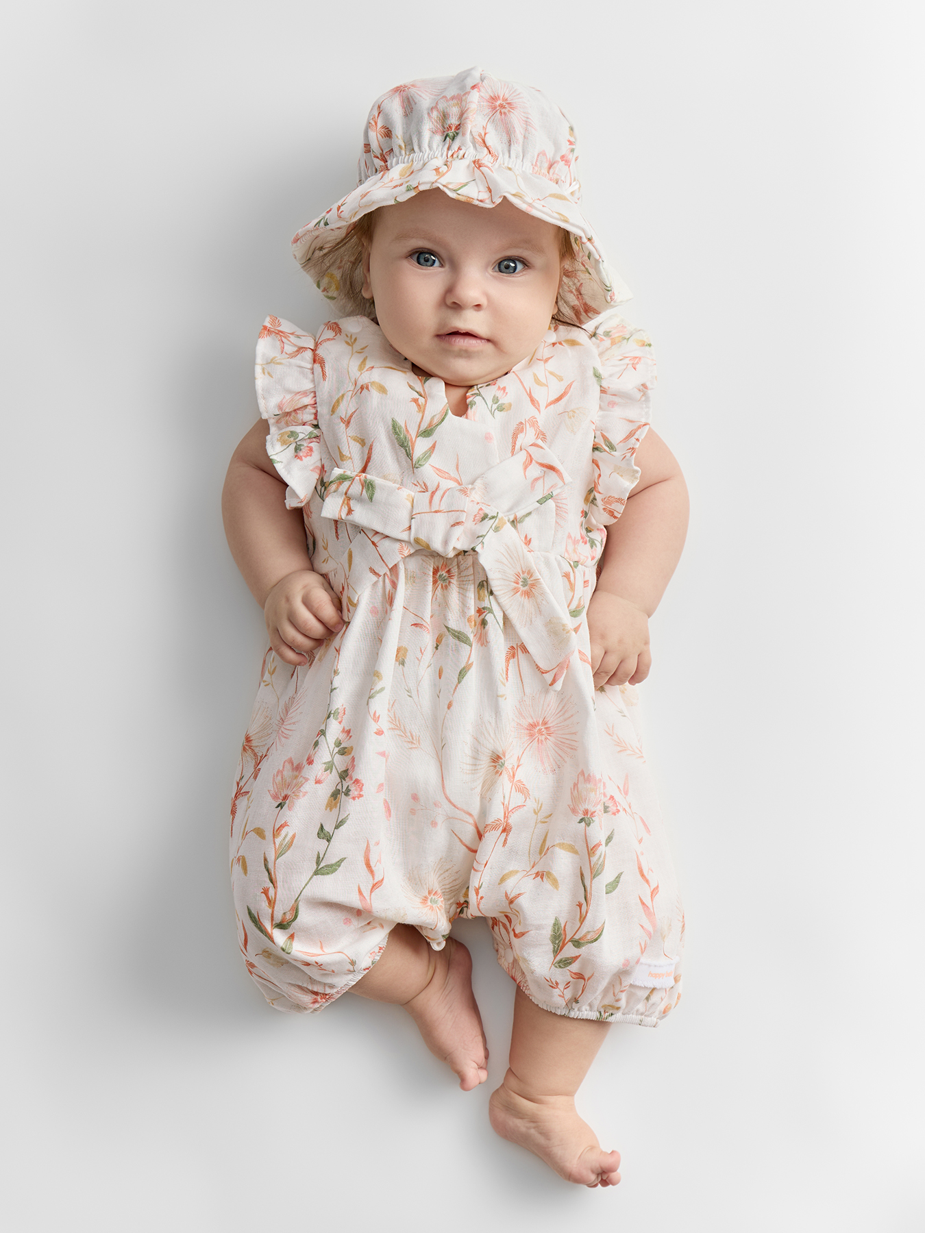 Песочник и панама Happy Baby 88675-0_milky-pink(print) - фото 1