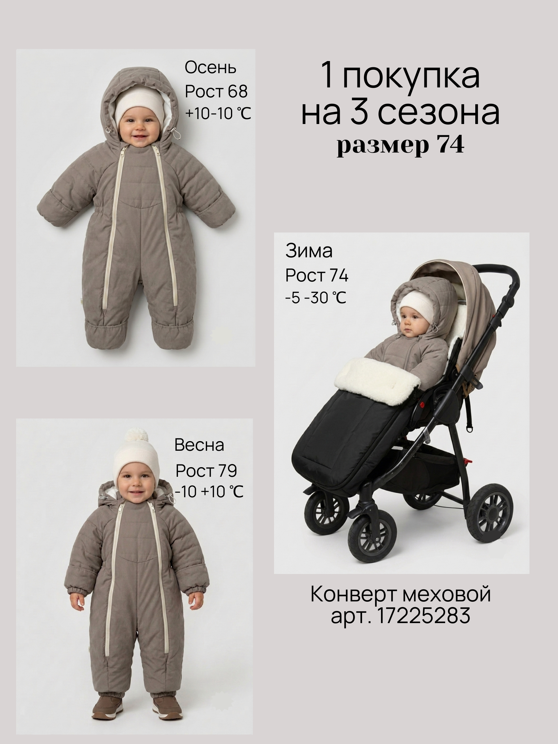 Комбинезон СОННЫЙ ГНОМИК 2315/4 - фото 3